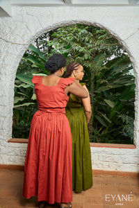 UMBO Corset Skirt - Terracotta