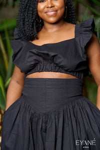 UMBO Crop Top - Black