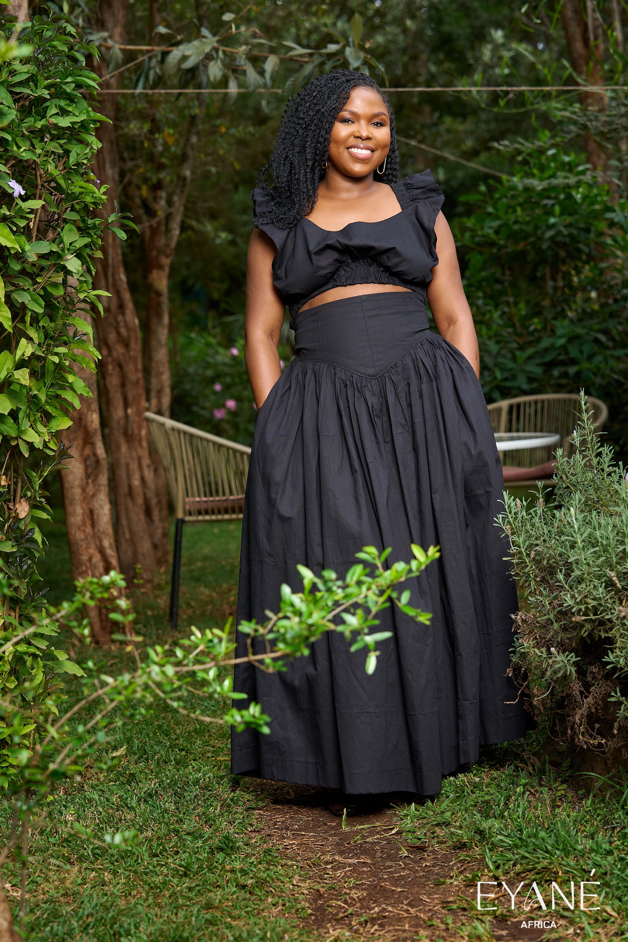 UMBO Crop Top - Black