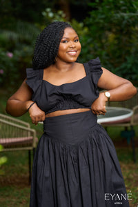 UMBO Crop Top - Black