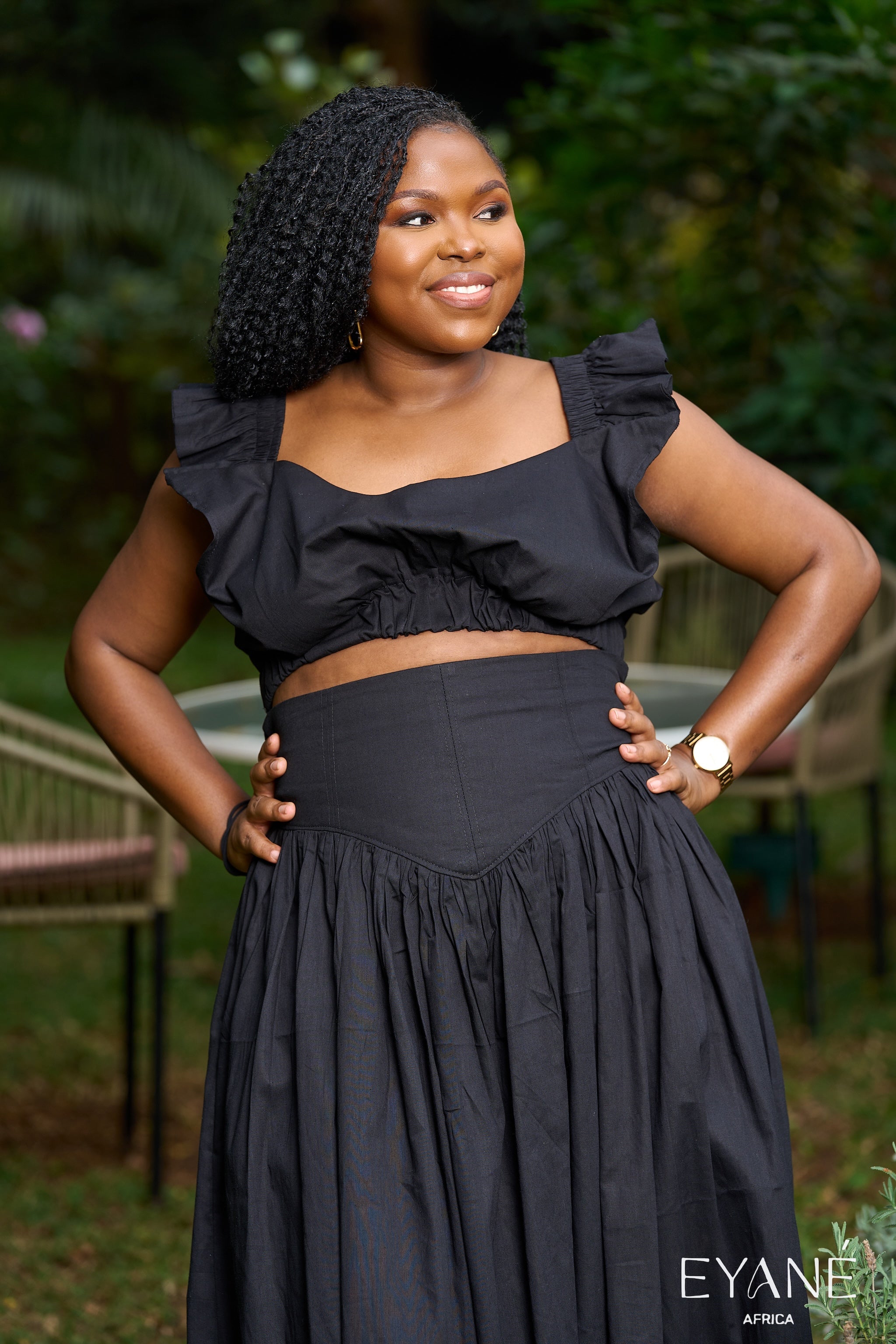 UMBO Crop Top - Black