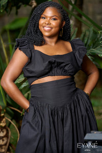 UMBO Crop Top - Black