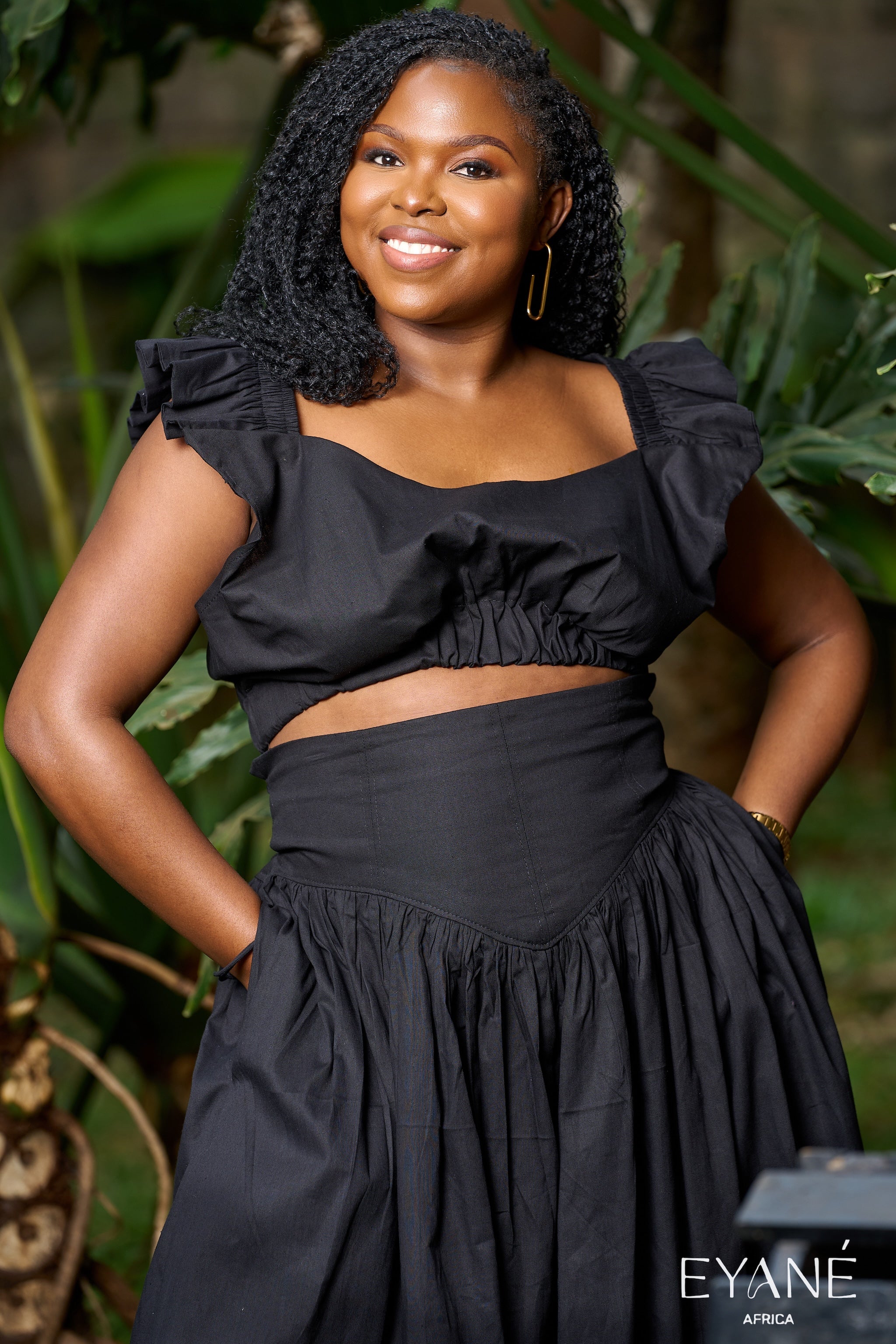 UMBO Crop Top - Black