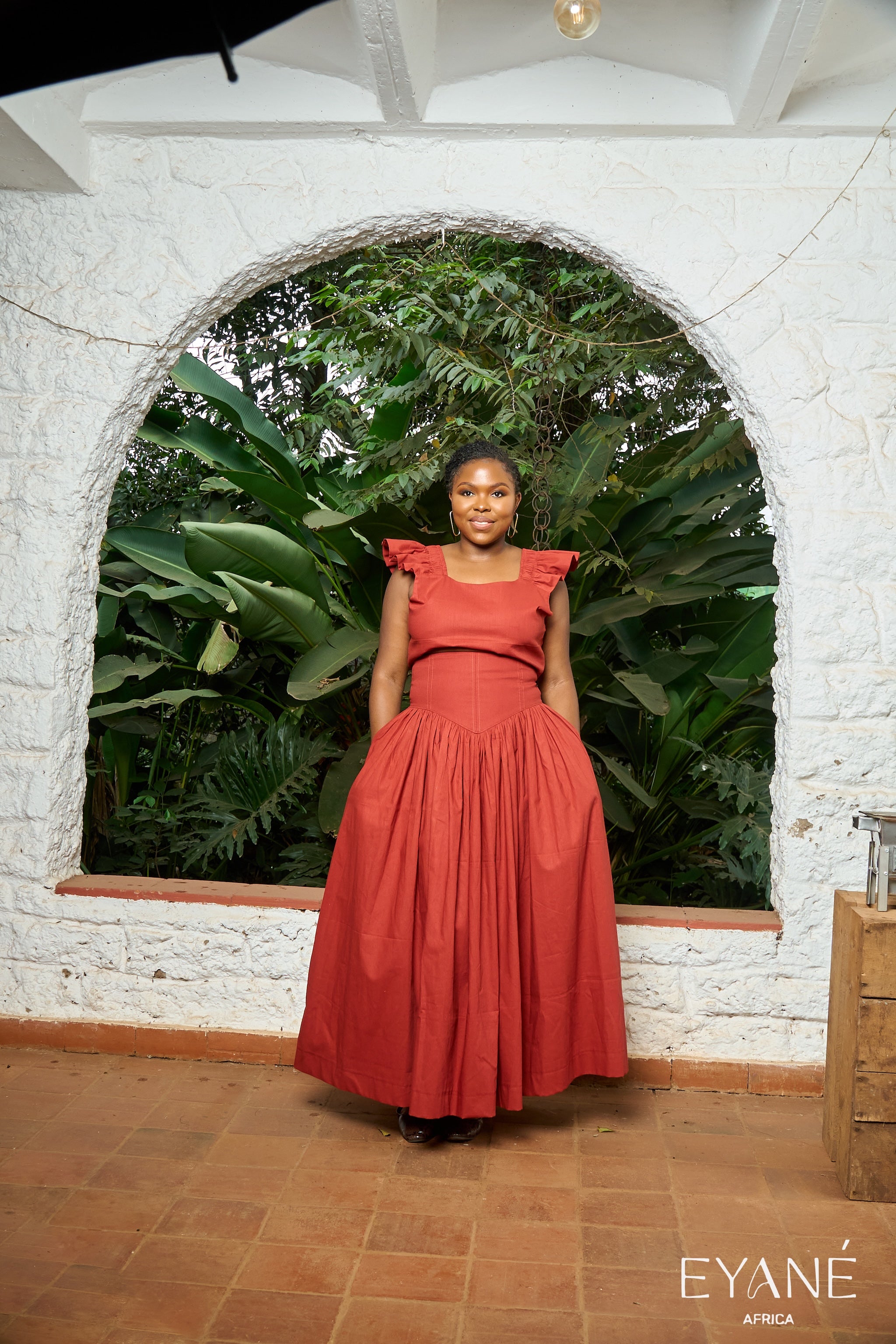 UMBO Corset Skirt - Terracotta