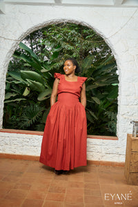 UMBO Corset Skirt - Terracotta