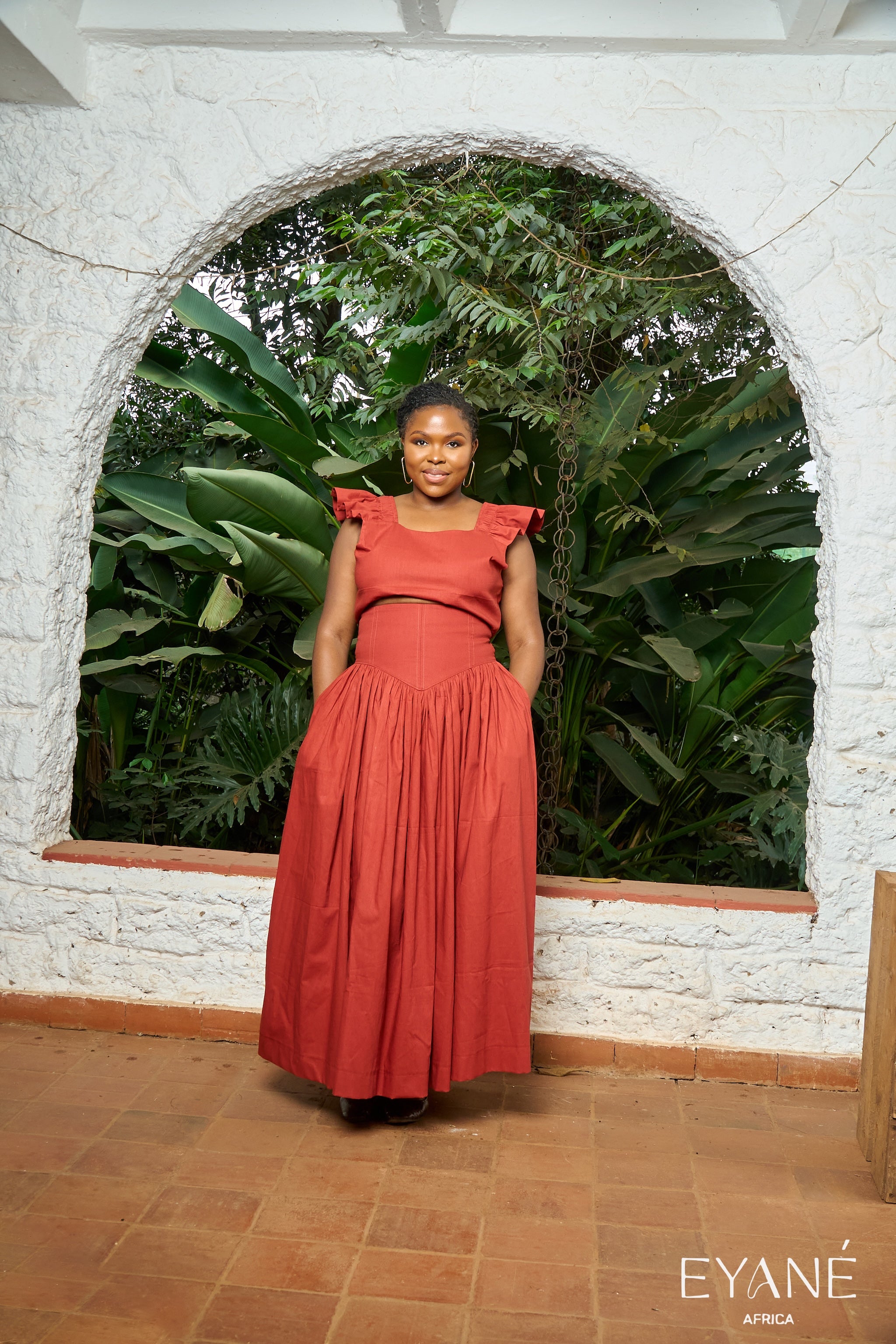 UMBO Corset Skirt - Terracotta