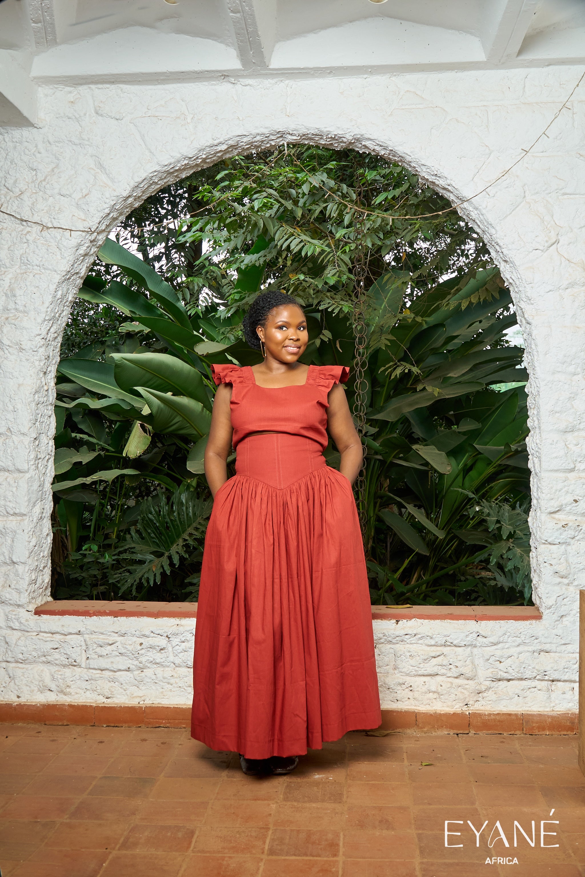 UMBO Corset Skirt - Terracotta