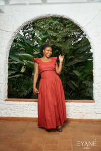UMBO Corset Skirt - Terracotta
