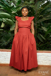UMBO Corset Skirt - Terracotta