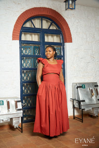 UMBO Corset Skirt - Terracotta
