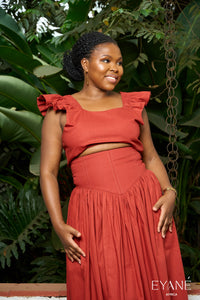 UMBO Corset Skirt - Terracotta