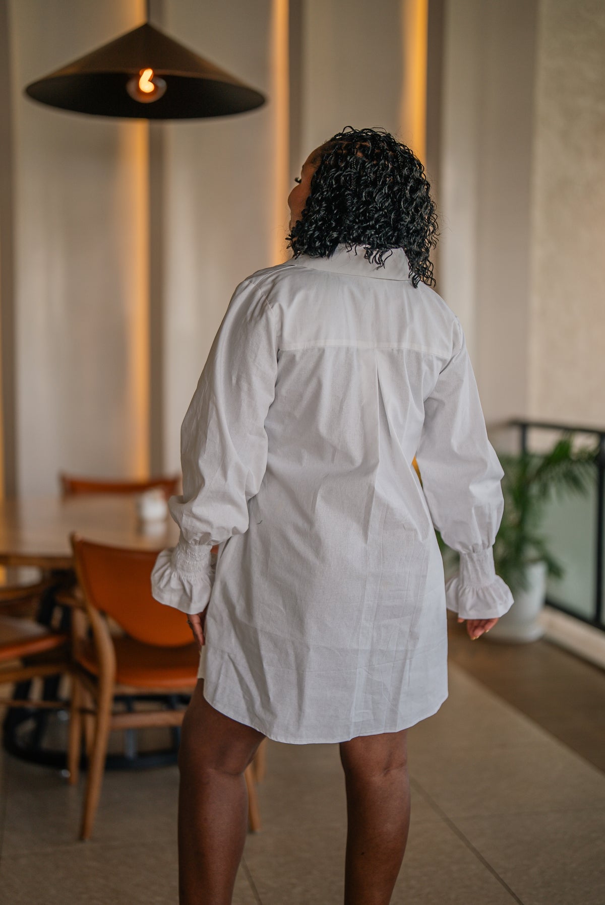 Chetu Shirt Dress - White