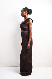 UTU Palazzo Pants - Dark Chocolate