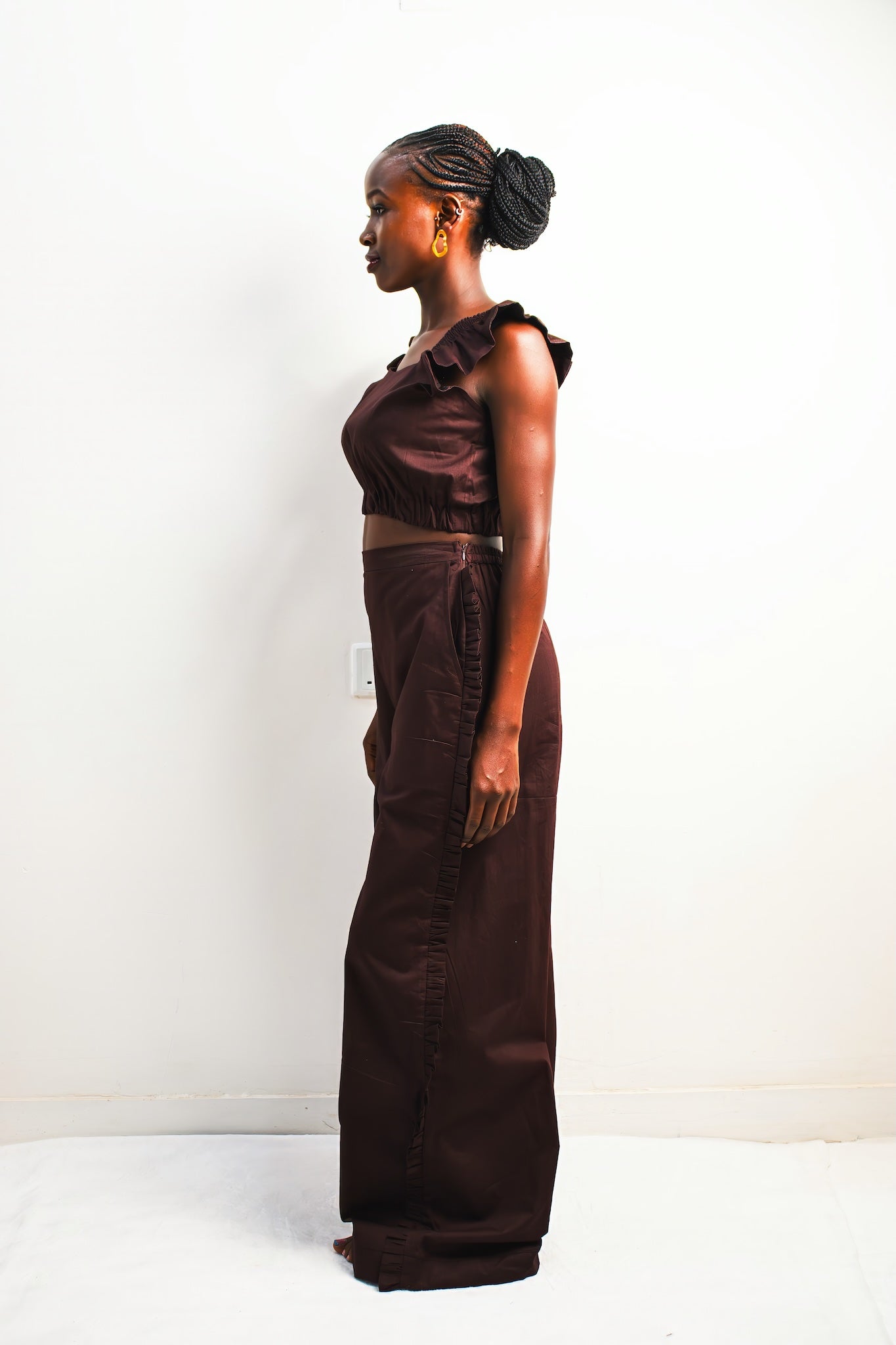 UTU Palazzo Pants - Dark Chocolate