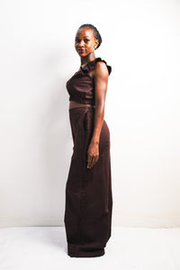 UTU Palazzo Pants - Dark Chocolate