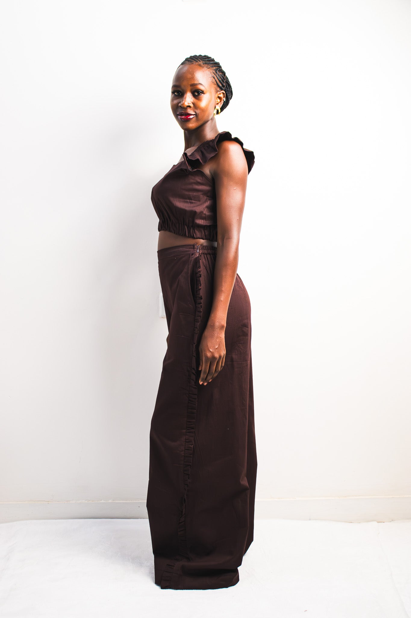 UTU Palazzo Pants - Dark Chocolate
