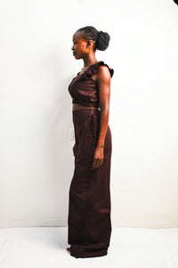 UTU Palazzo Pants - Dark Chocolate