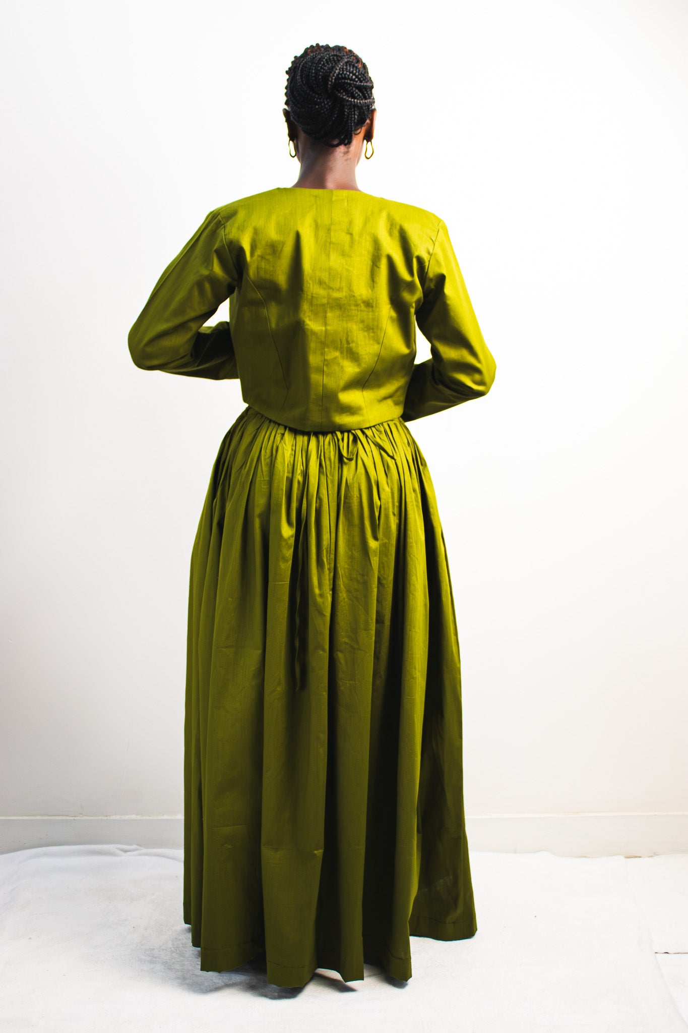 UMBO Corset Skirt - Olive Green