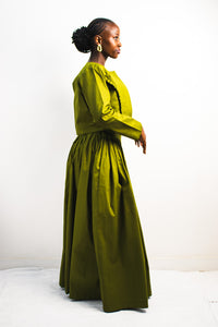 UMBO Corset Skirt - Olive Green