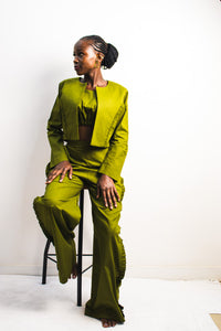 UTU Palazzo Pants - Olive Green