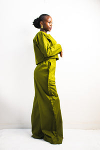 UTU Palazzo Pants - Olive Green