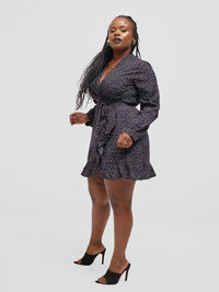 Starry Night Wrap Dress