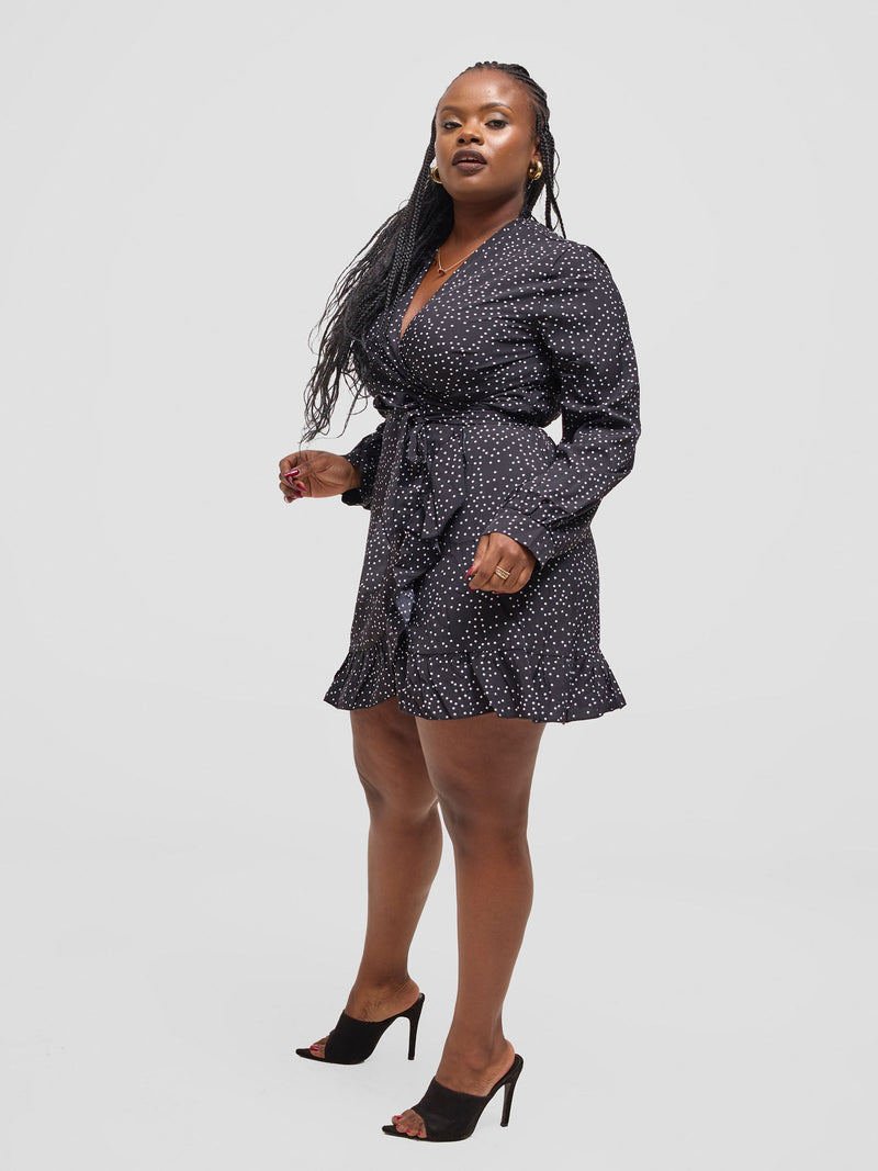 Starry Night Wrap Dress