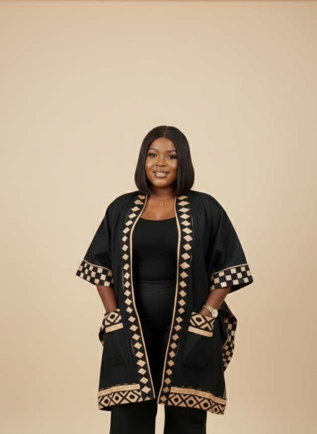 MALKIA KIMONO -BEIGE