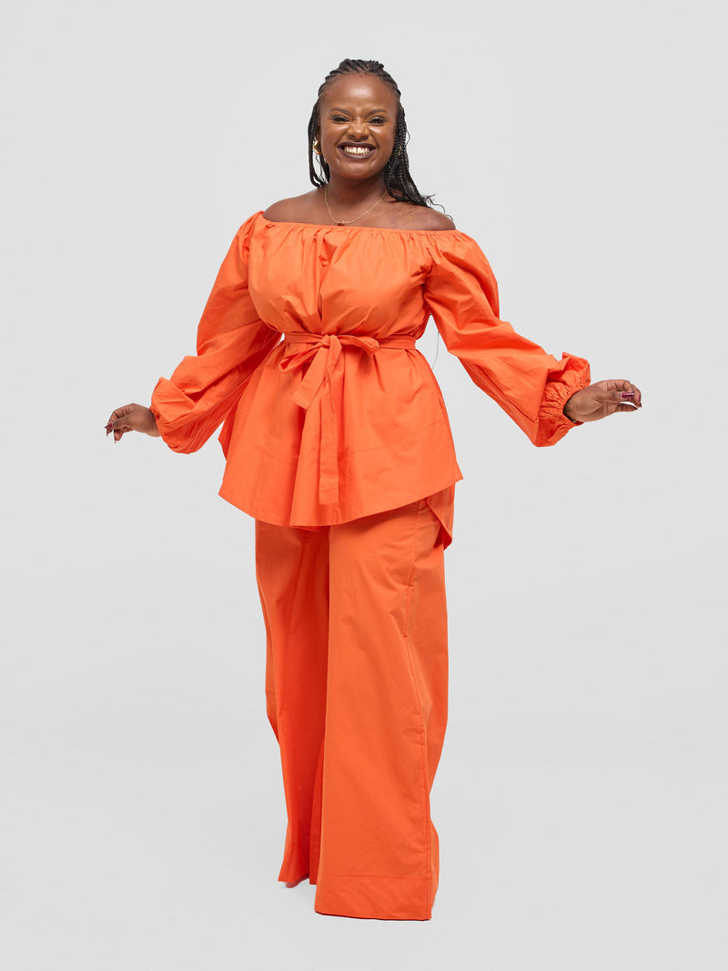 Mali Two Piece set - Burnt Orange