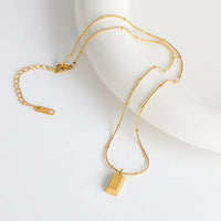 Gold Bar Necklace