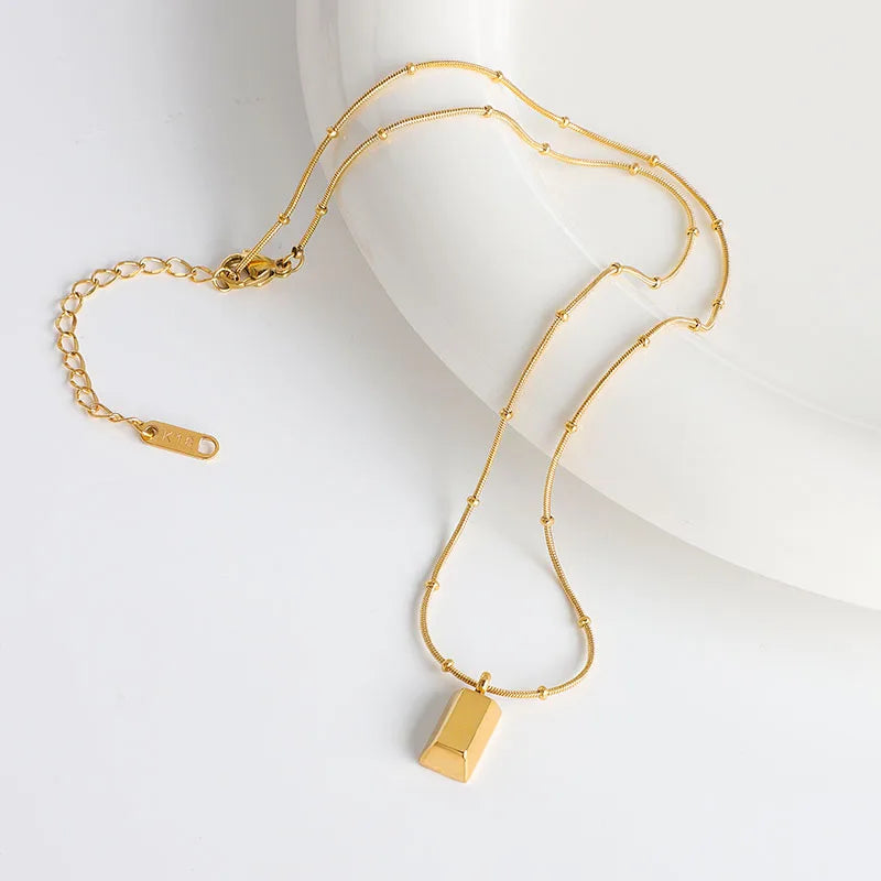 Gold Bar Necklace
