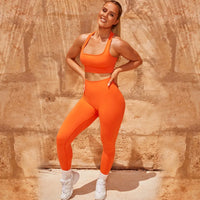 Orange 2 Piece Gymwear