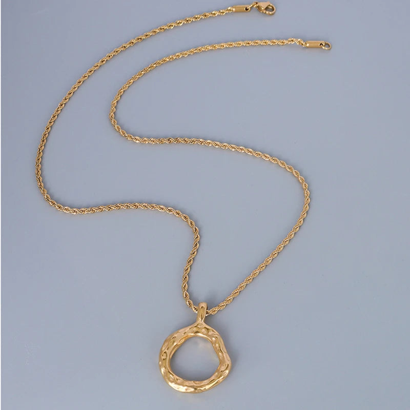 Rock Pendant Necklace
