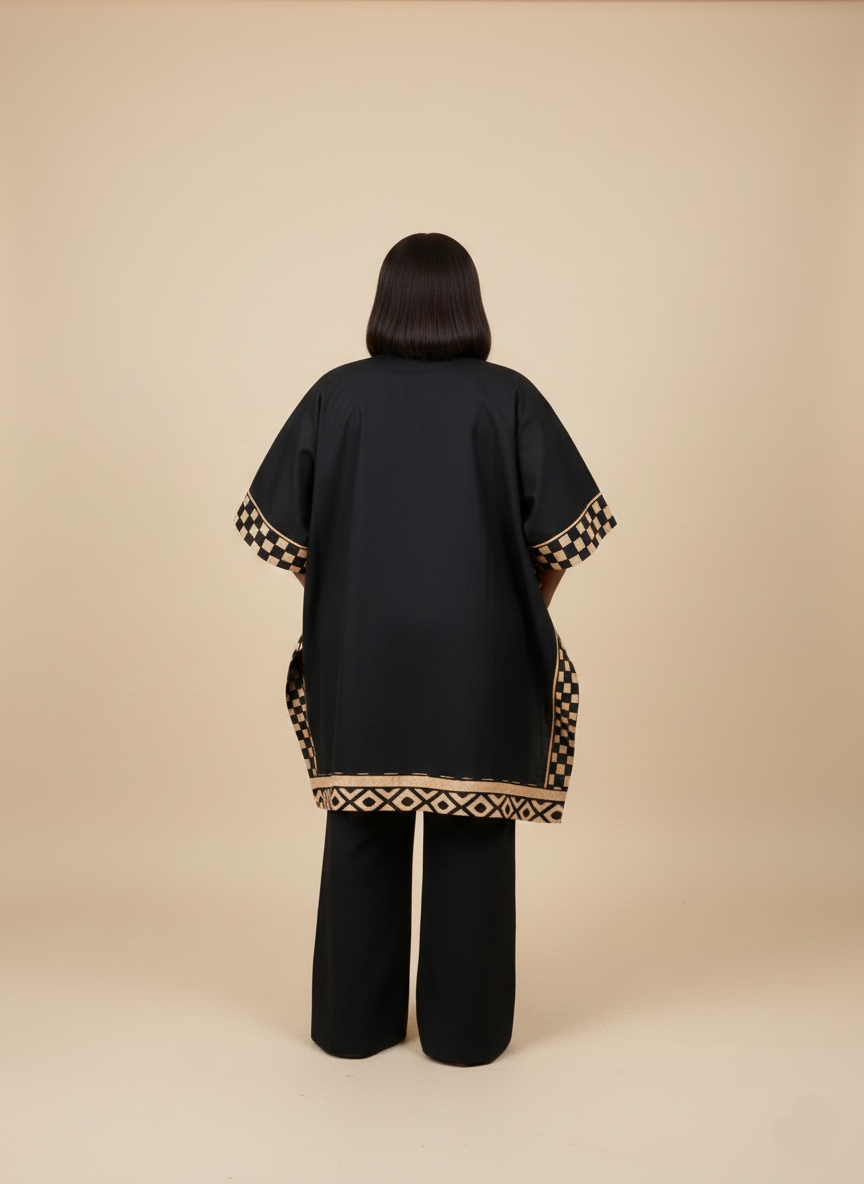 MALKIA TWO PIECE SET -BEIGE