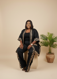 MALKIA TWO PIECE SET -BEIGE