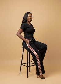 MALKIA PALAZZO PANTS -RED