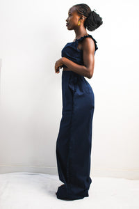 UTU Palazzo Pants - Navy Blue