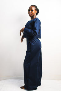 UTU Palazzo Pants - Navy Blue