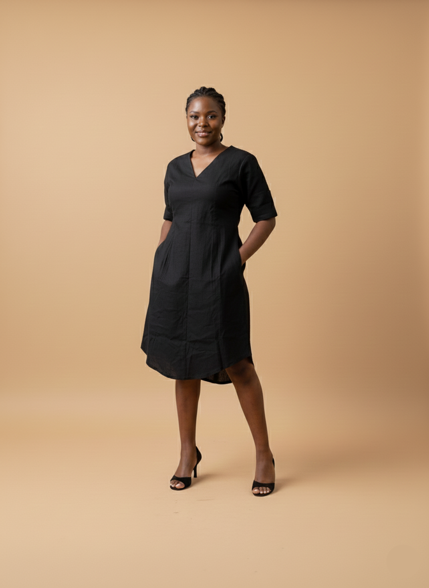 NOIR PESI SHIRT DRESS