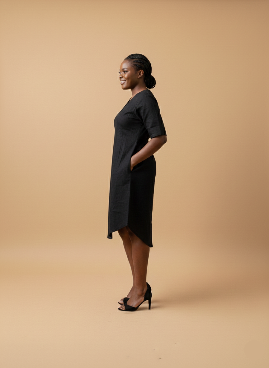 NOIR PESI SHIRT DRESS