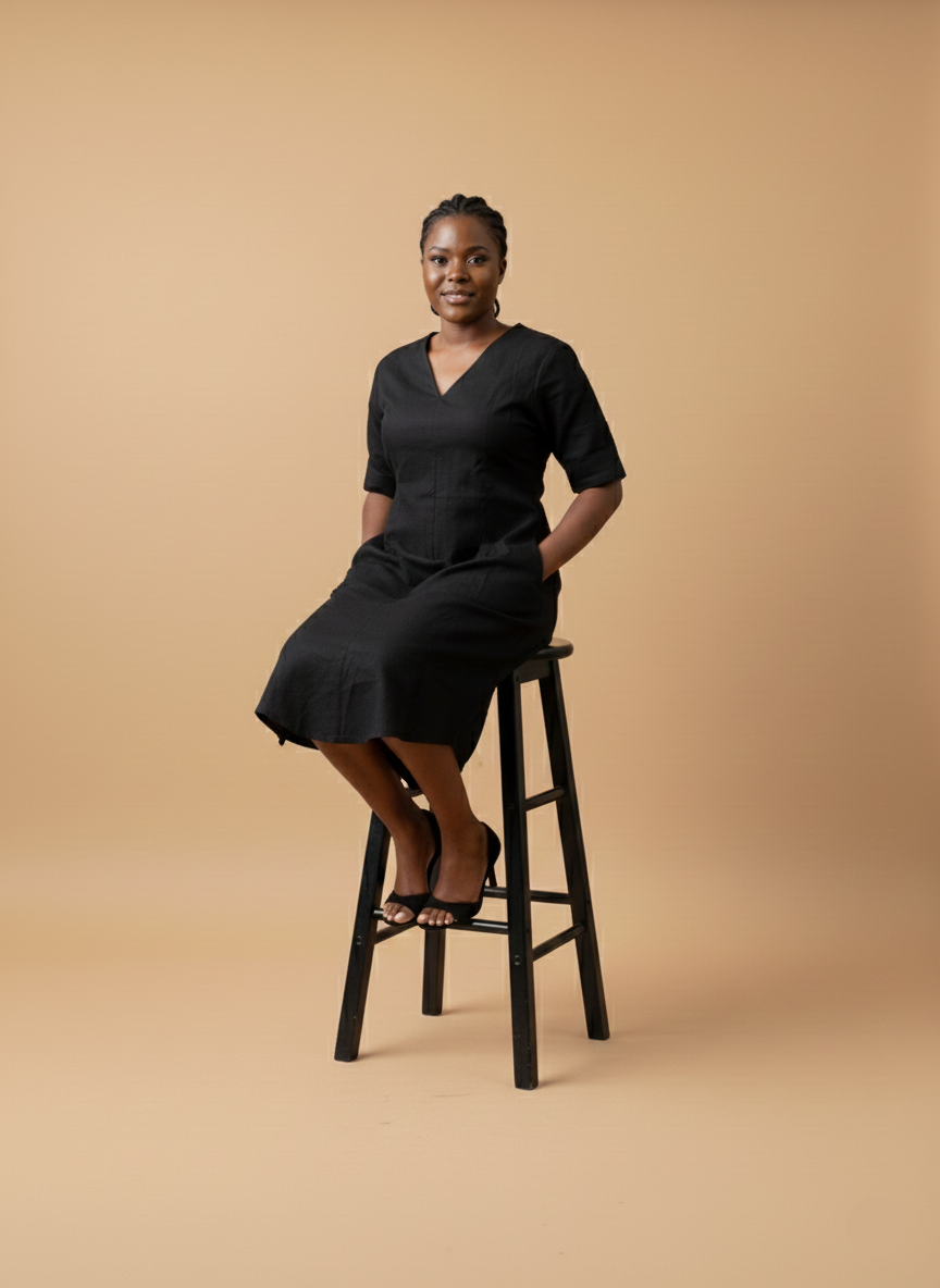 NOIR PESI SHIRT DRESS