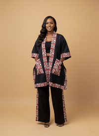 MALKIA TWO PIECE SET -RED