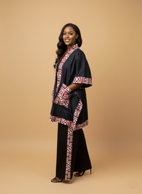 MALKIA TWO PIECE SET -RED